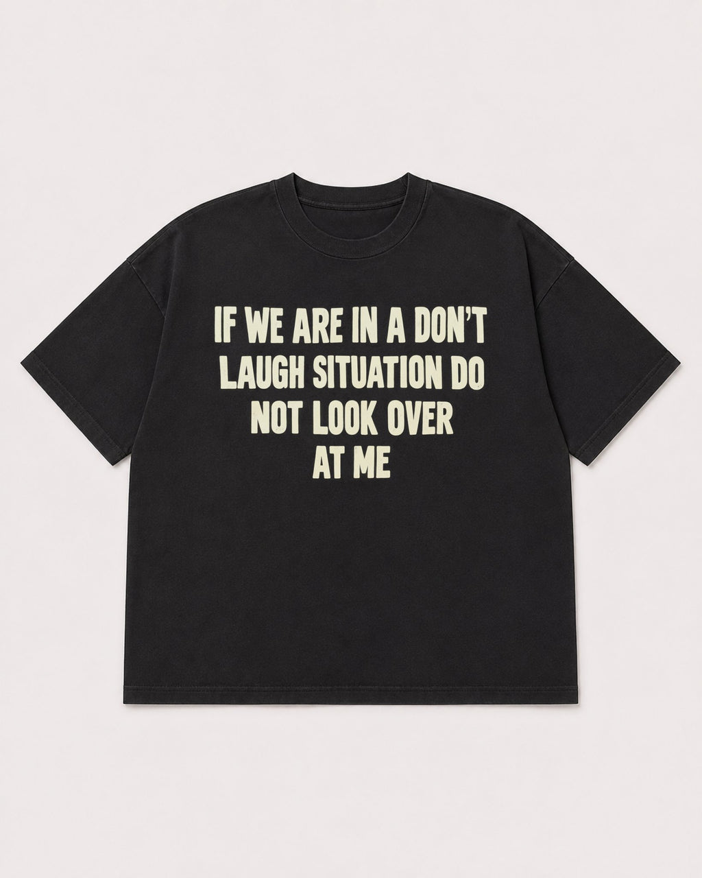 Mockup Boxy Heavyweight Tee Black product