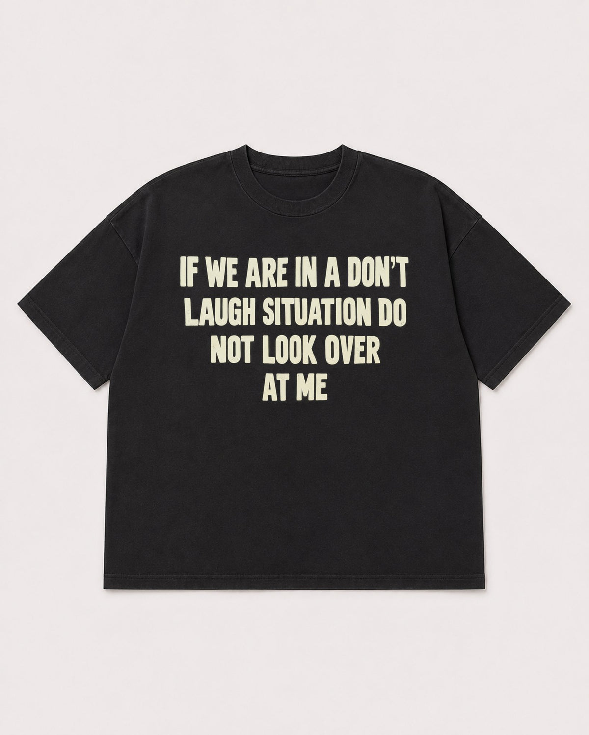 Mockup Boxy Heavyweight Tee Black product