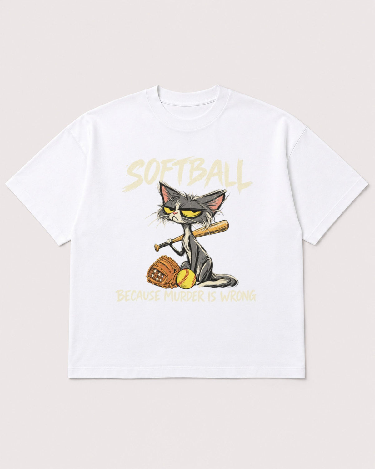 Mockup Boxy Heavyweight Tee White product