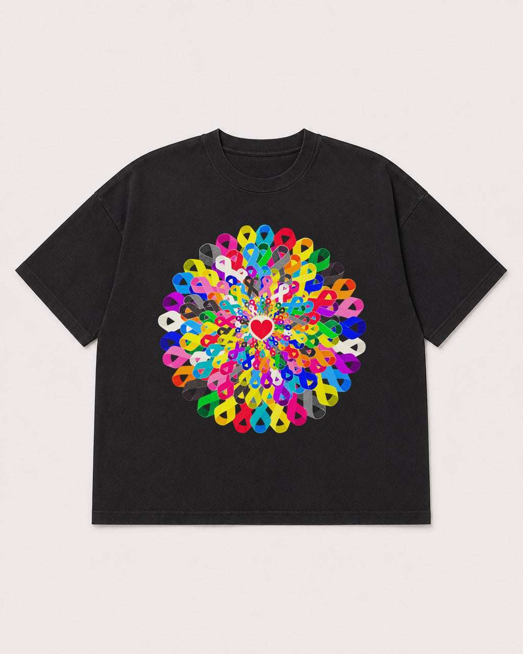Mockup Boxy Heavyweight Tee Black product