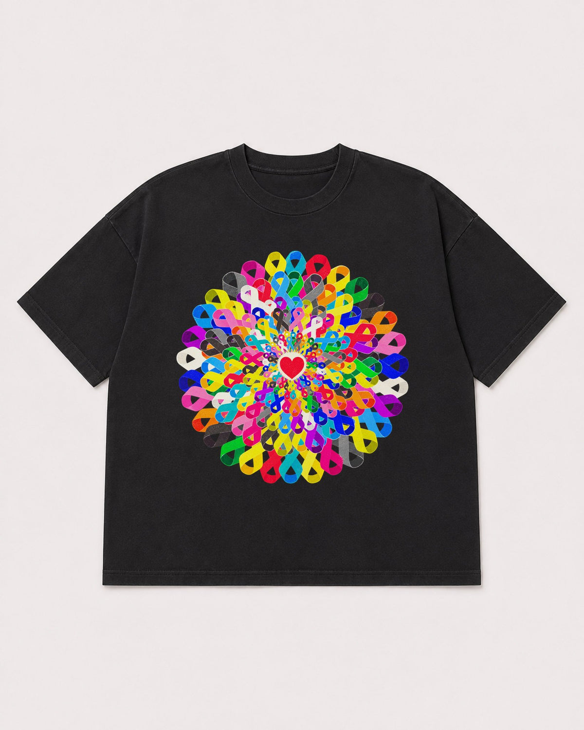 Mockup Boxy Heavyweight Tee Black product