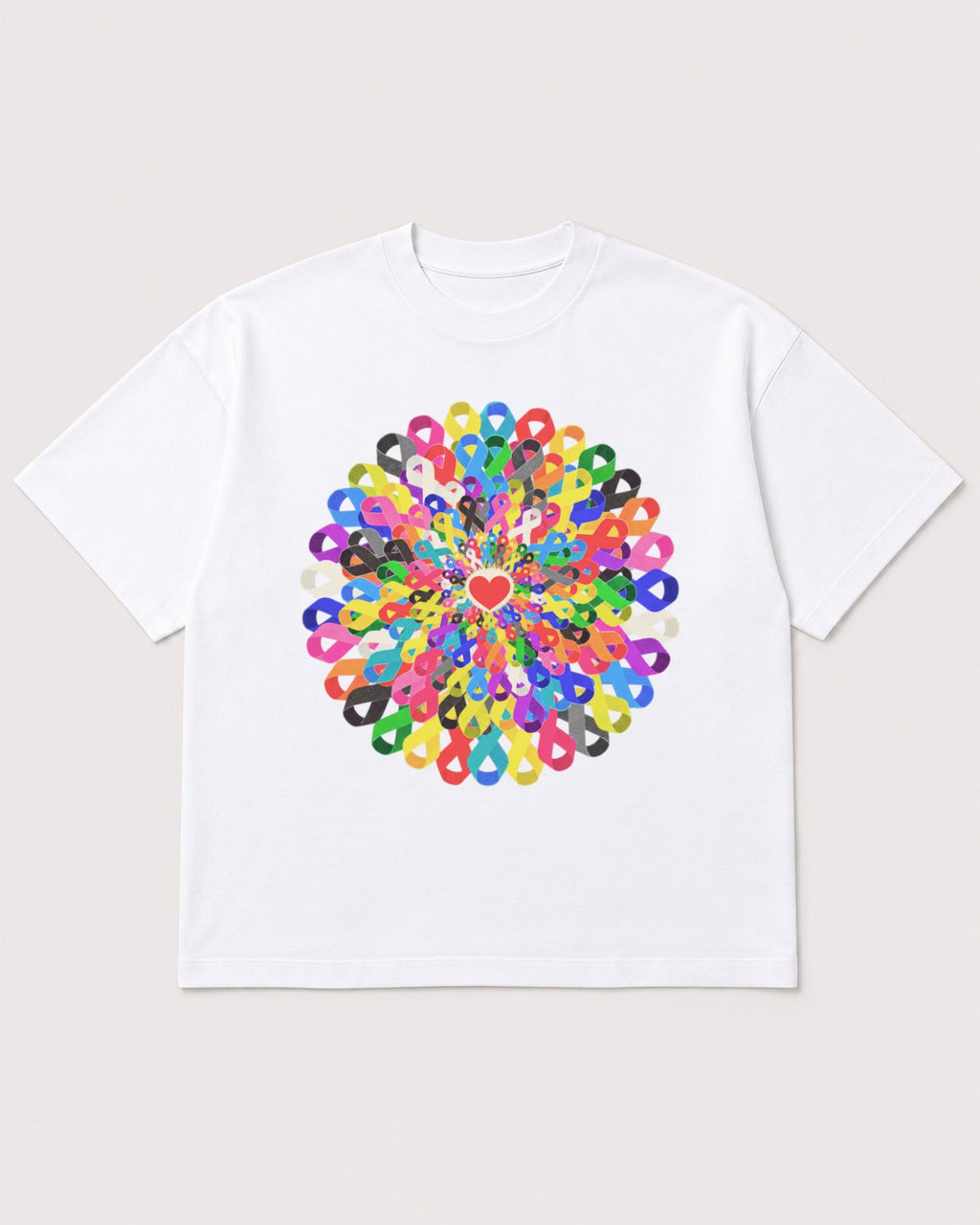 Mockup Boxy Heavyweight Tee White product