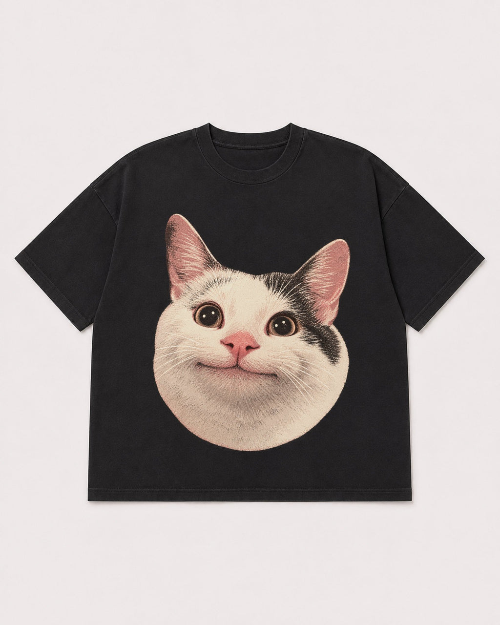 Mockup Boxy Heavyweight Tee Black product