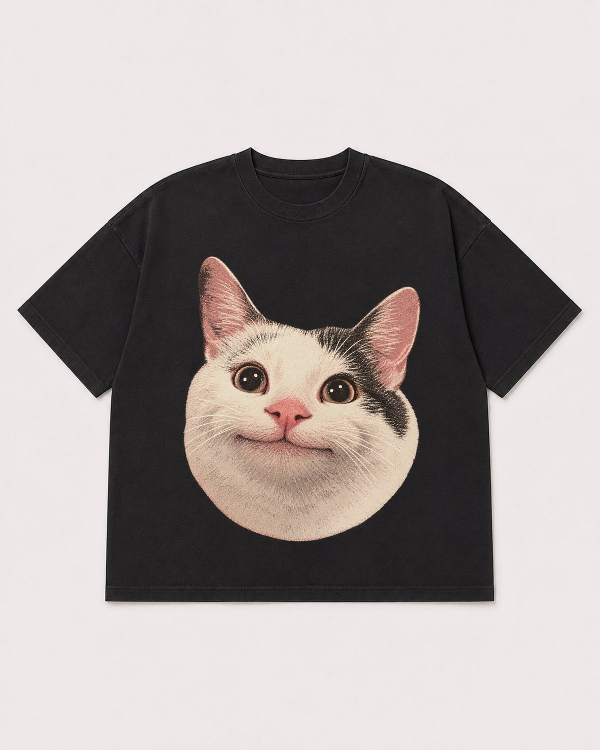 Mockup Boxy Heavyweight Tee Black product