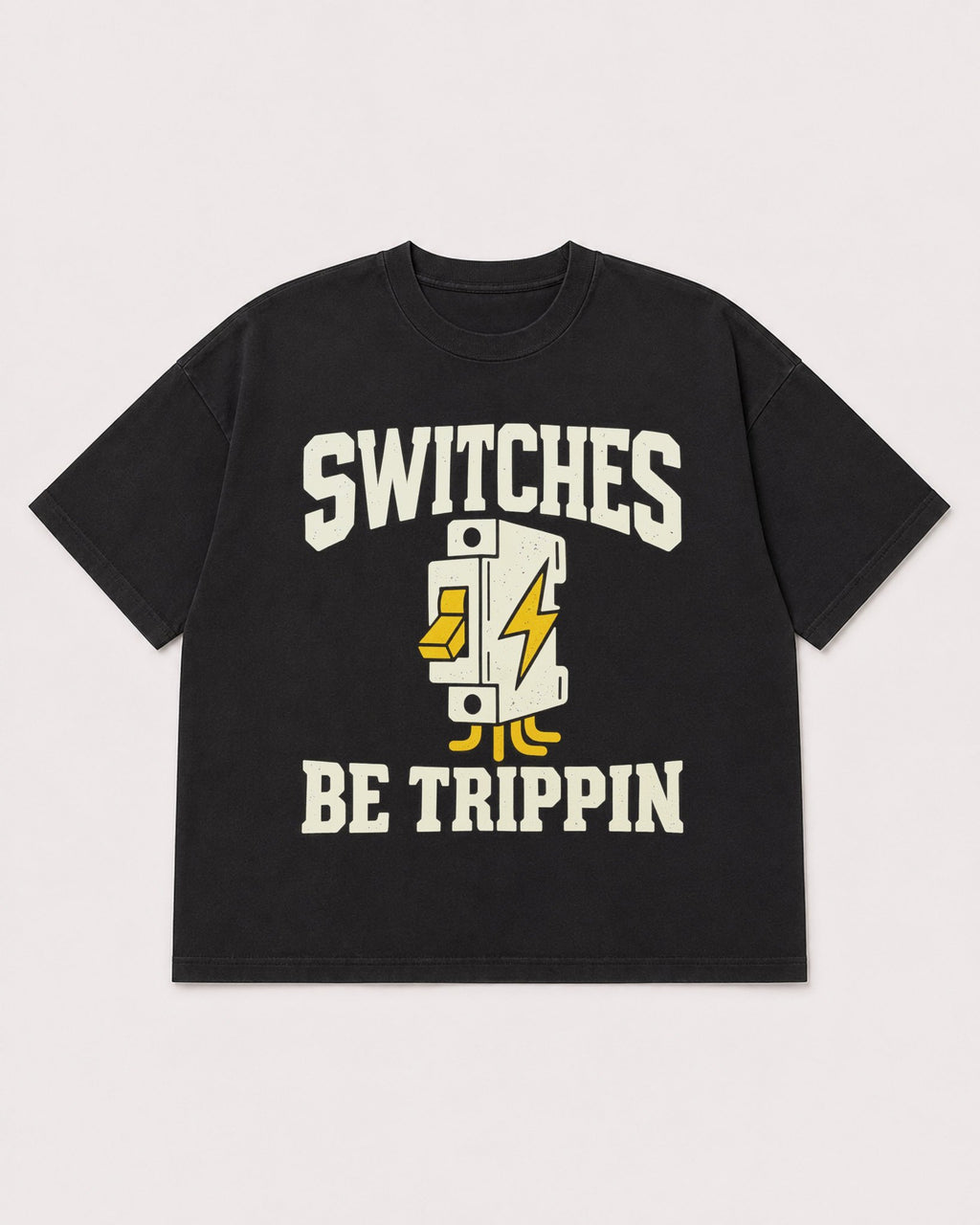 Mockup Boxy Heavyweight Tee Black product