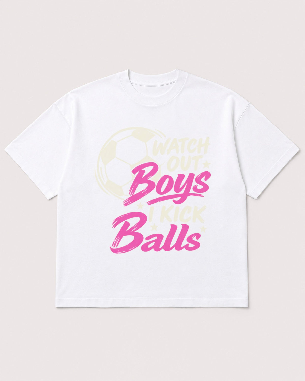Mockup Boxy Heavyweight Tee White product