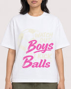 Mockup Boxy Heavyweight Tee White female close-up 22