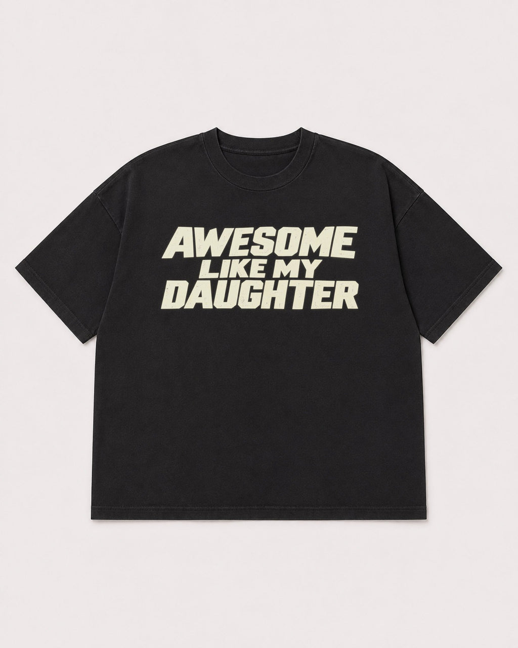Mockup Boxy Heavyweight Tee Black product
