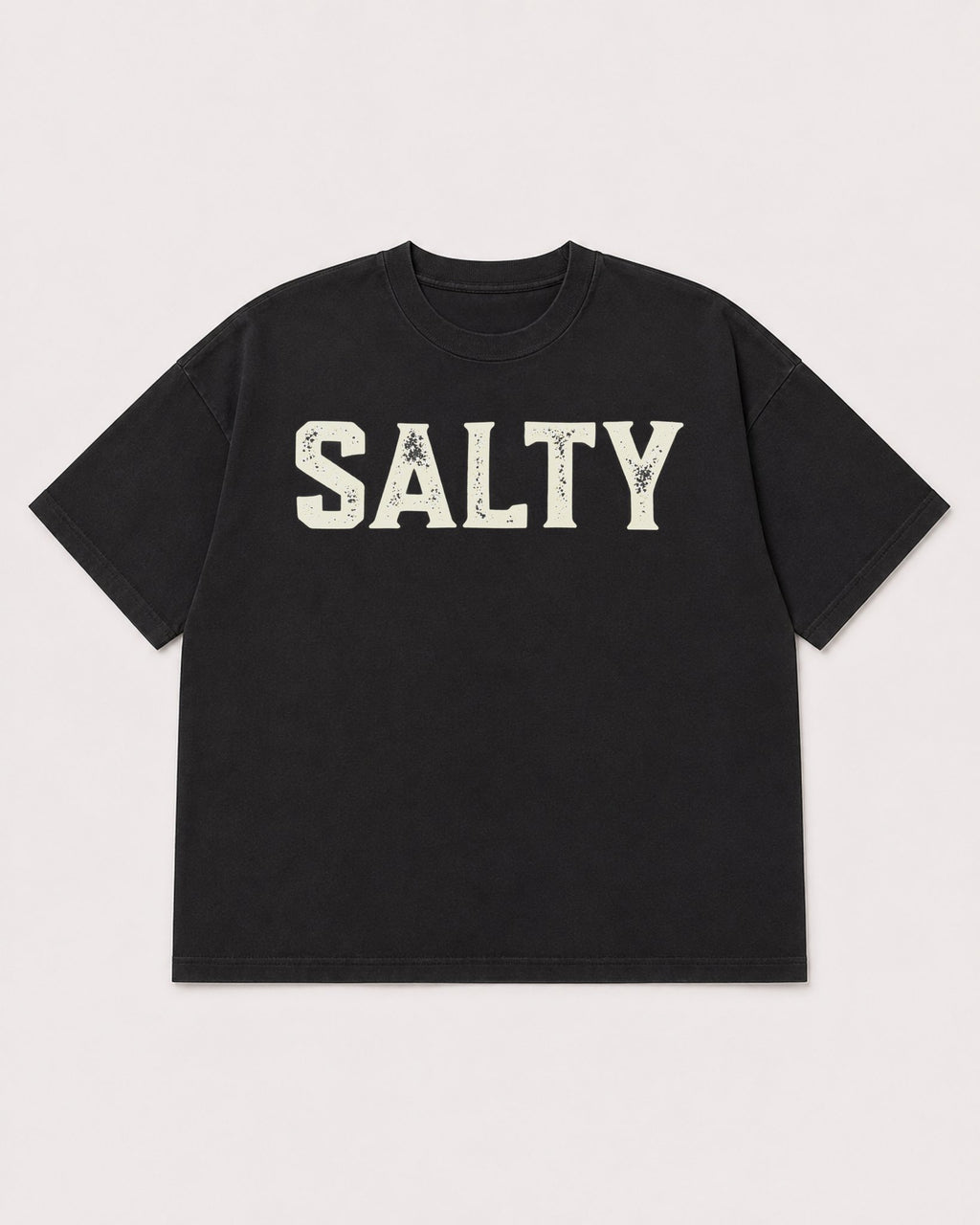 Mockup Boxy Heavyweight Tee Black product