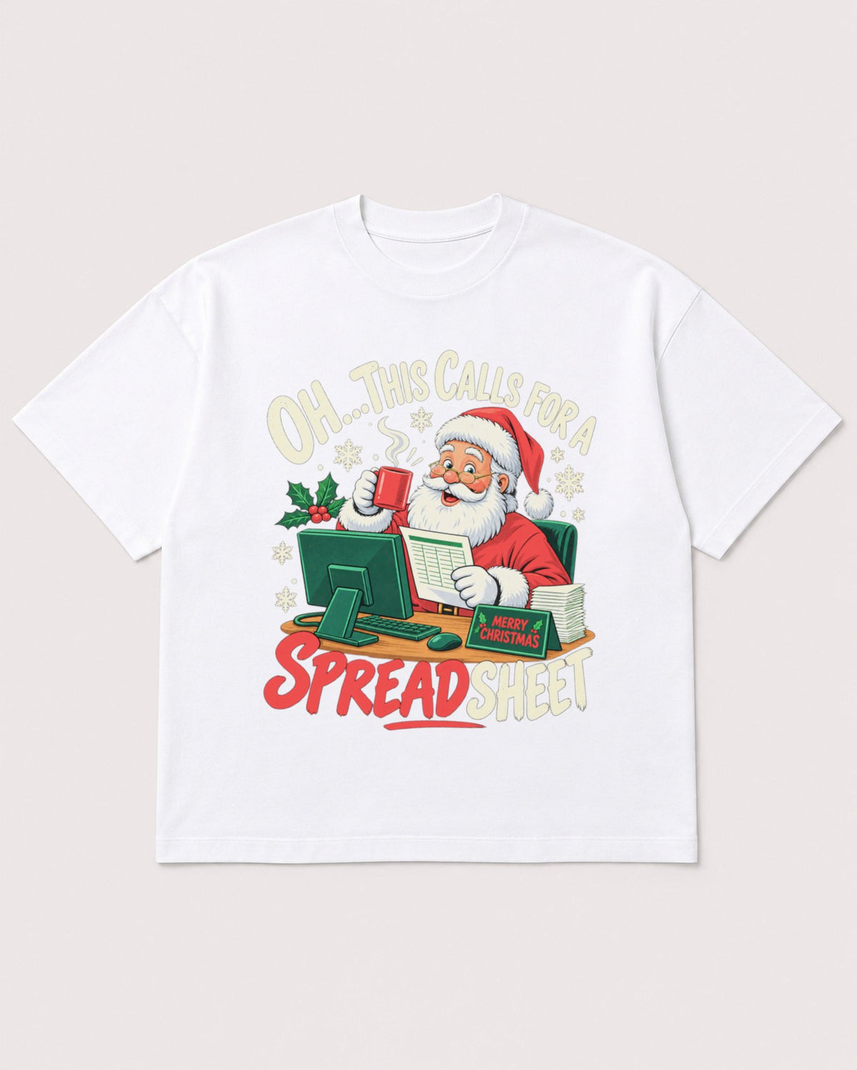 Mockup Boxy Heavyweight Tee White product