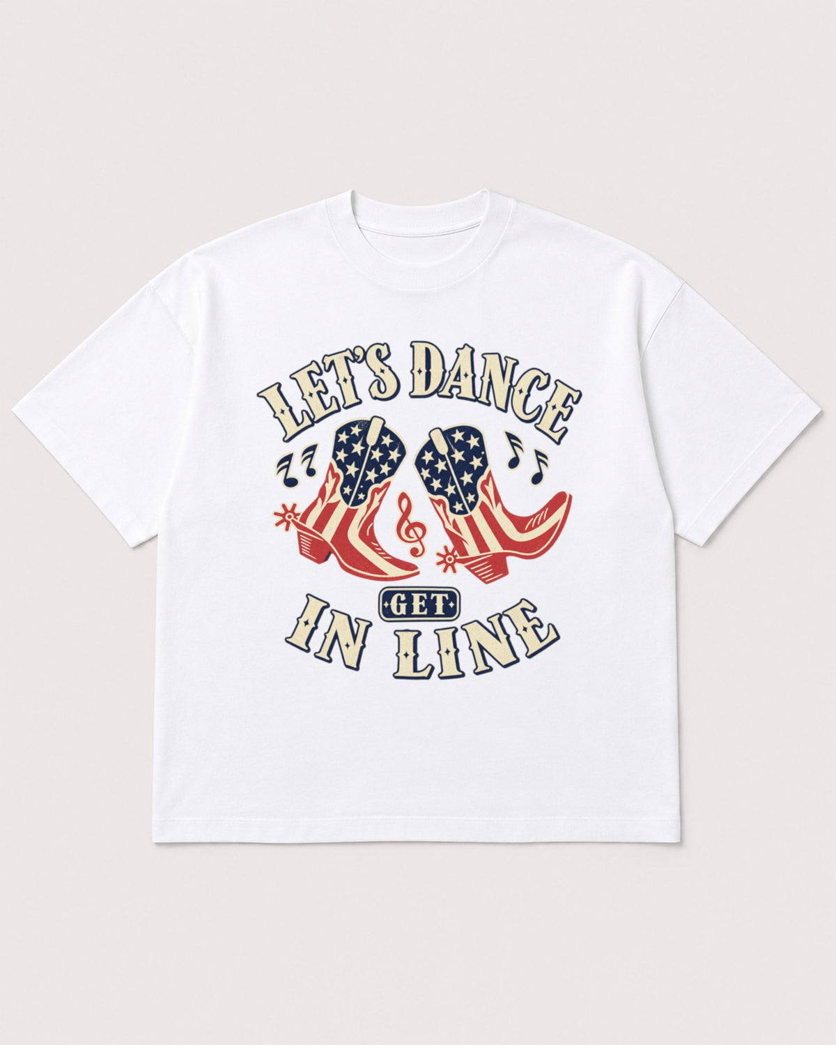 Mockup Boxy Heavyweight Tee White product