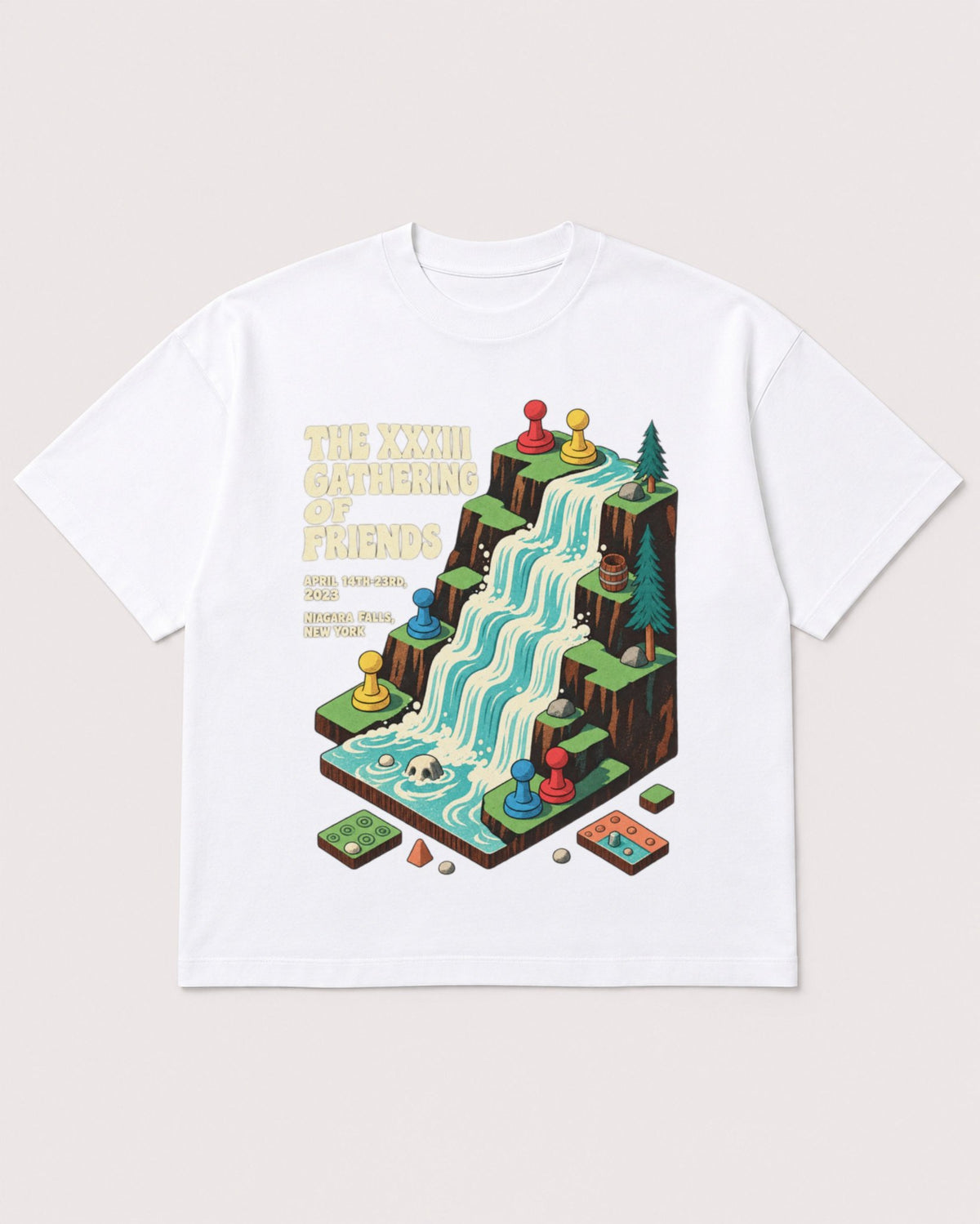 Mockup Boxy Heavyweight Tee White product