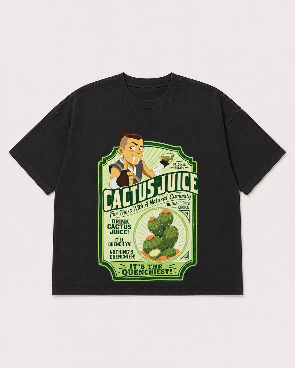 Mockup Boxy Heavyweight Tee Black product