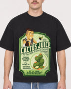 Mockup Boxy Heavyweight Tee Black male close-up 39