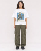 Mockup Boxy Heavyweight Tee White female full-body 02