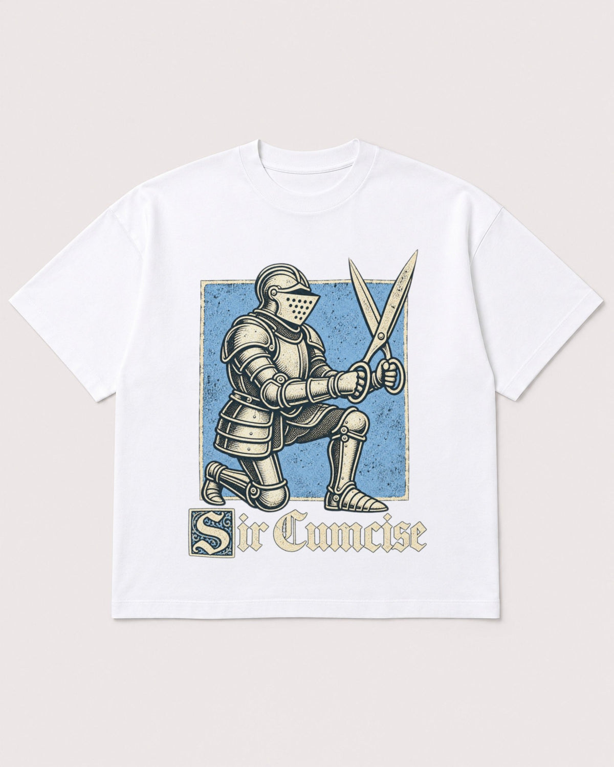 Mockup Boxy Heavyweight Tee White product