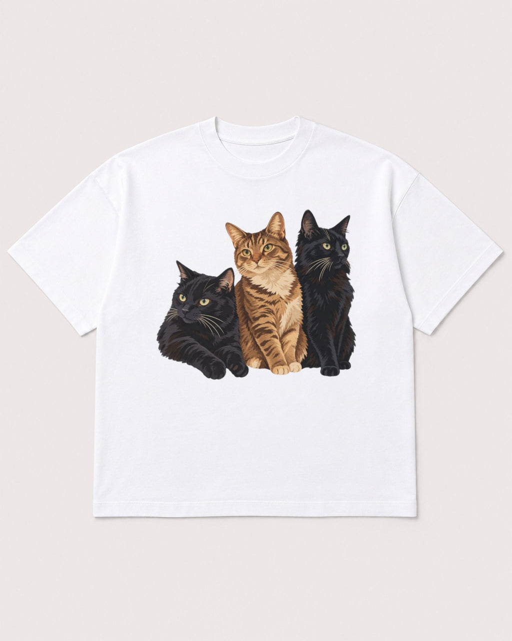 Mockup Boxy Heavyweight Tee White product