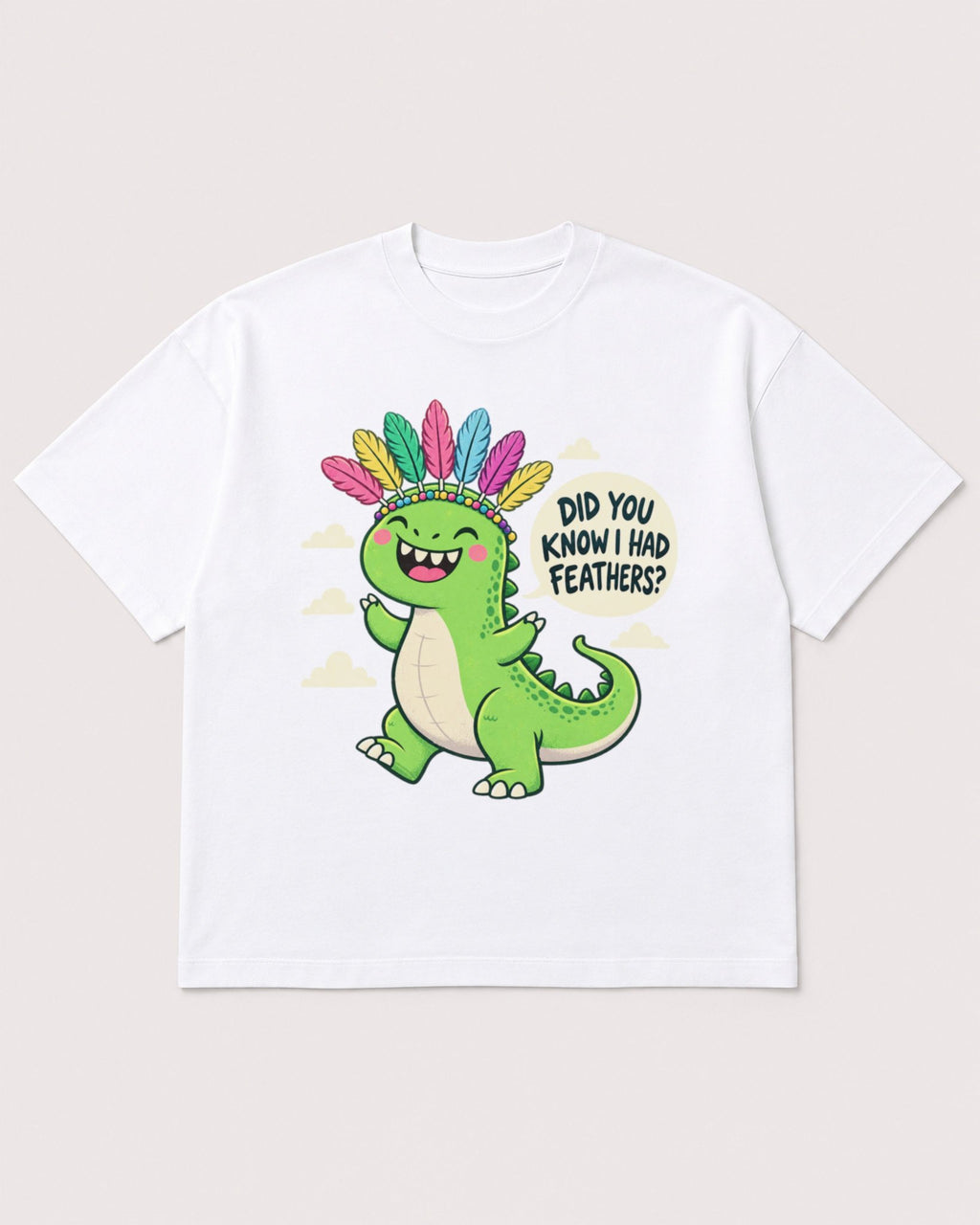Mockup Boxy Heavyweight Tee White product