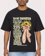 Mockup Boxy Heavyweight Tee Black male close-up 05