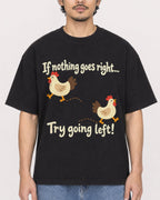Mockup Boxy Heavyweight Tee Black male close-up 02