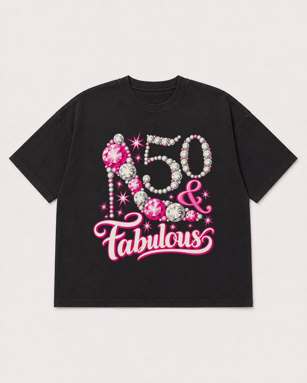 Mockup Boxy Heavyweight Tee Black product