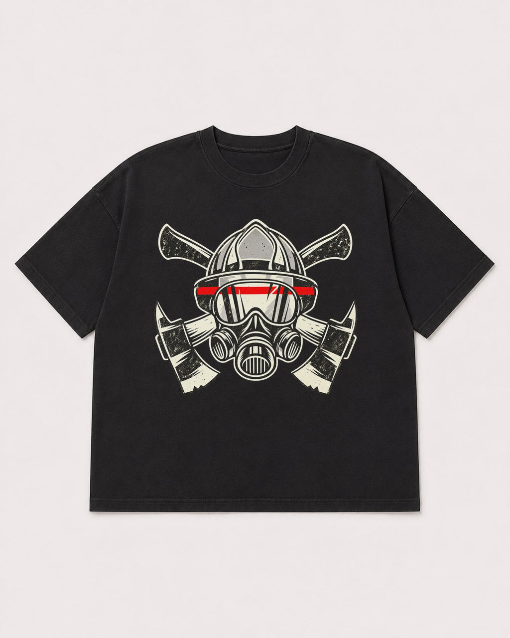 Mockup Boxy Heavyweight Tee Black product