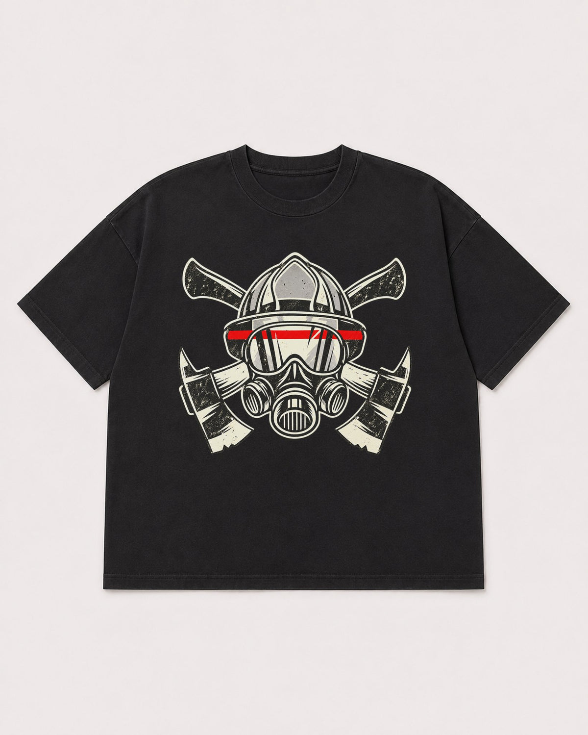 Mockup Boxy Heavyweight Tee Black product