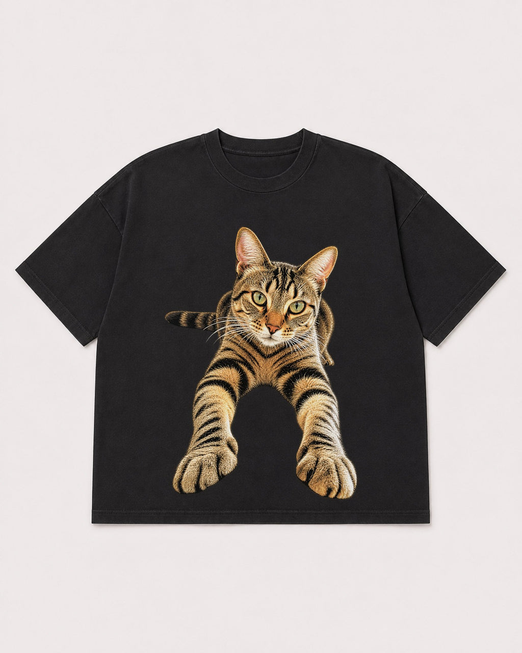 Mockup Boxy Heavyweight Tee Black product