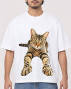 Mockup Boxy Heavyweight Tee White male close-up 02