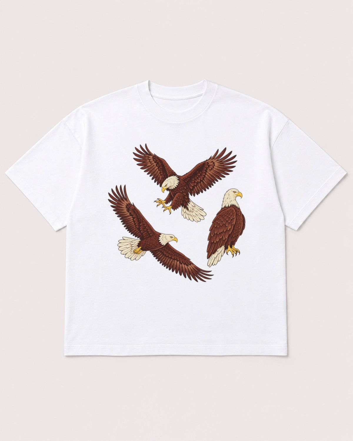 Mockup Boxy Heavyweight Tee White product