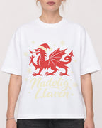 Mockup Boxy Heavyweight Tee White female close-up 28