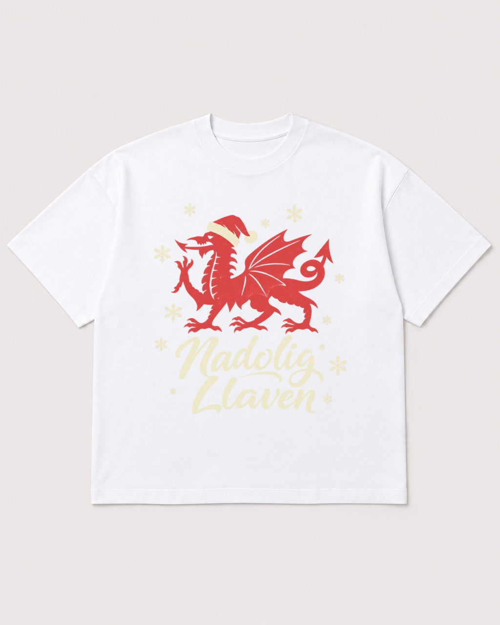 Mockup Boxy Heavyweight Tee White product