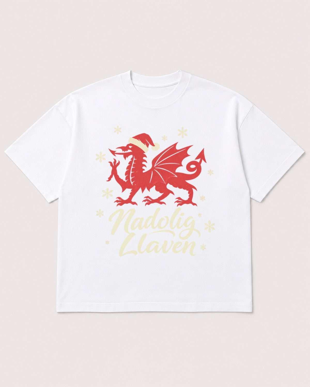 Mockup Boxy Heavyweight Tee White product