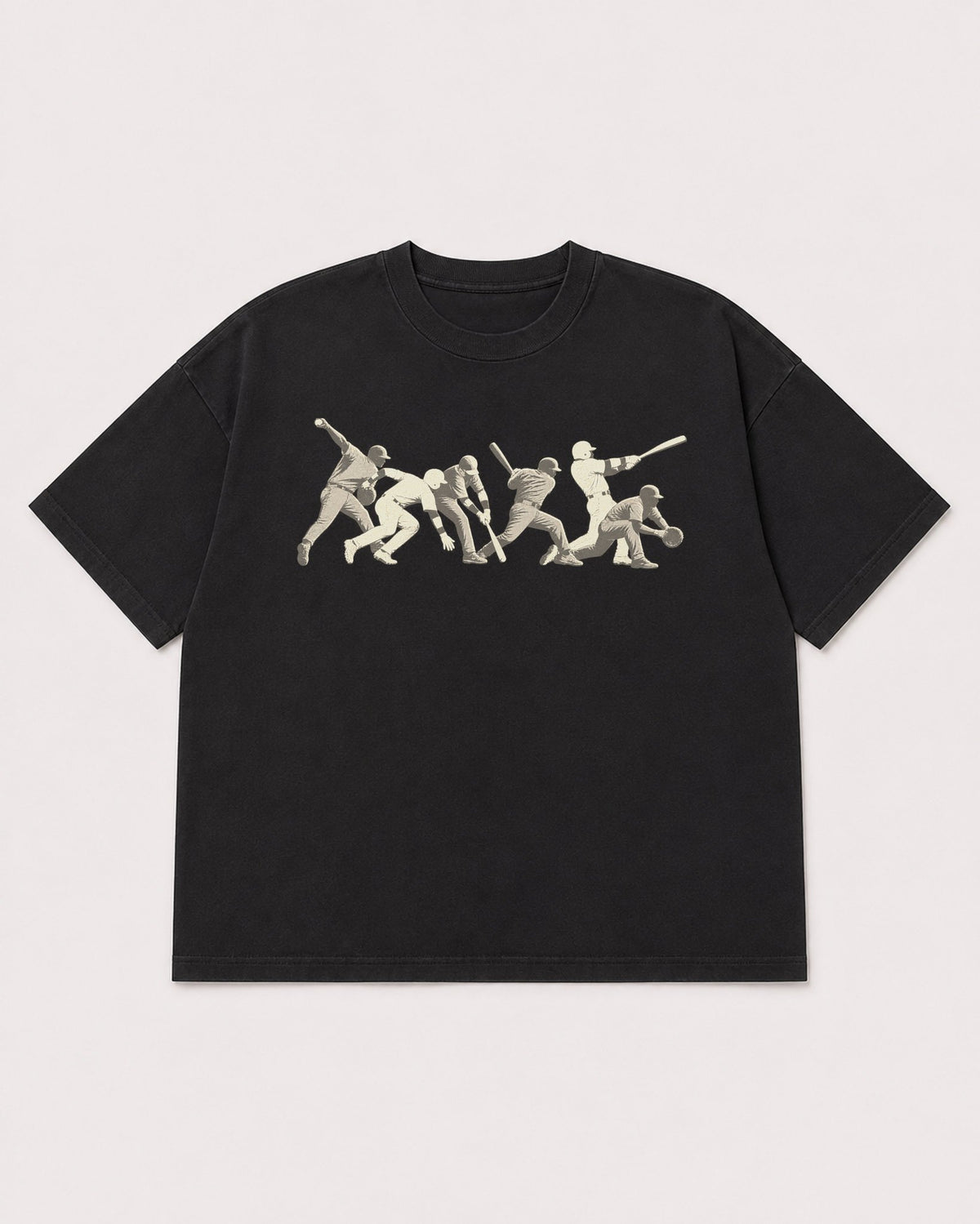 Mockup Boxy Heavyweight Tee Black product