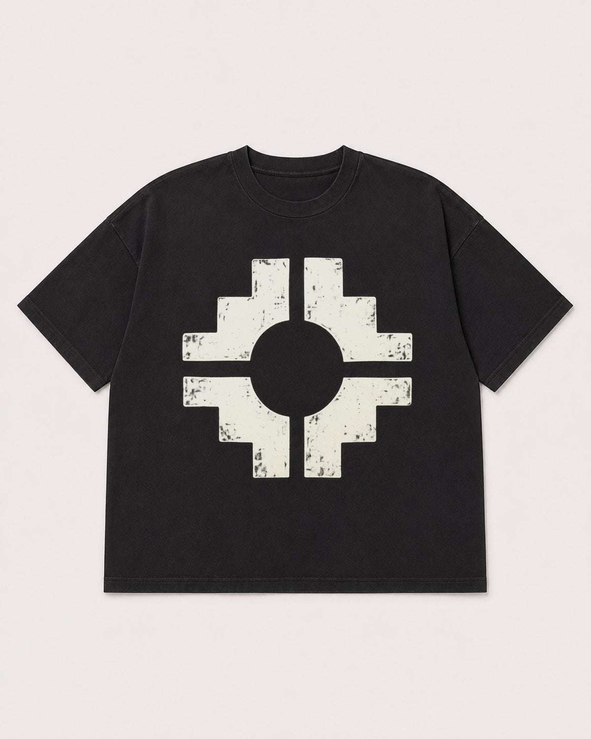 Mockup Boxy Heavyweight Tee Black product