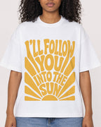 Mockup Boxy Heavyweight Tee White female close-up 05