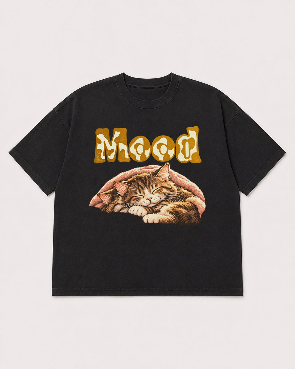 Mockup Boxy Heavyweight Tee Black product