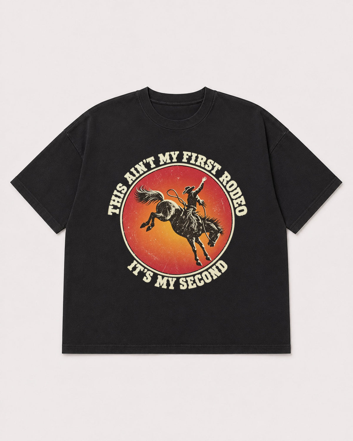 Mockup Boxy Heavyweight Tee Black product