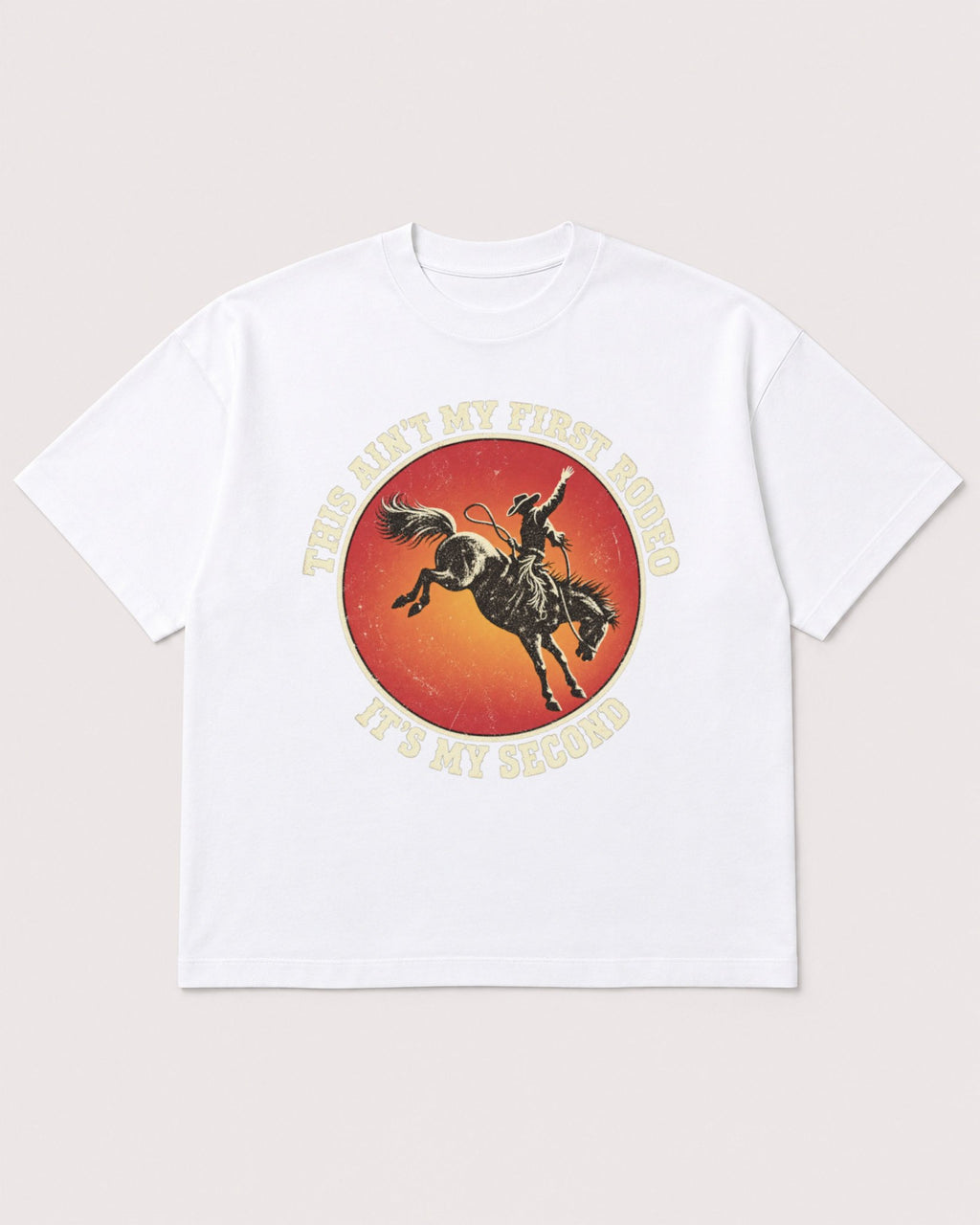 Mockup Boxy Heavyweight Tee White product