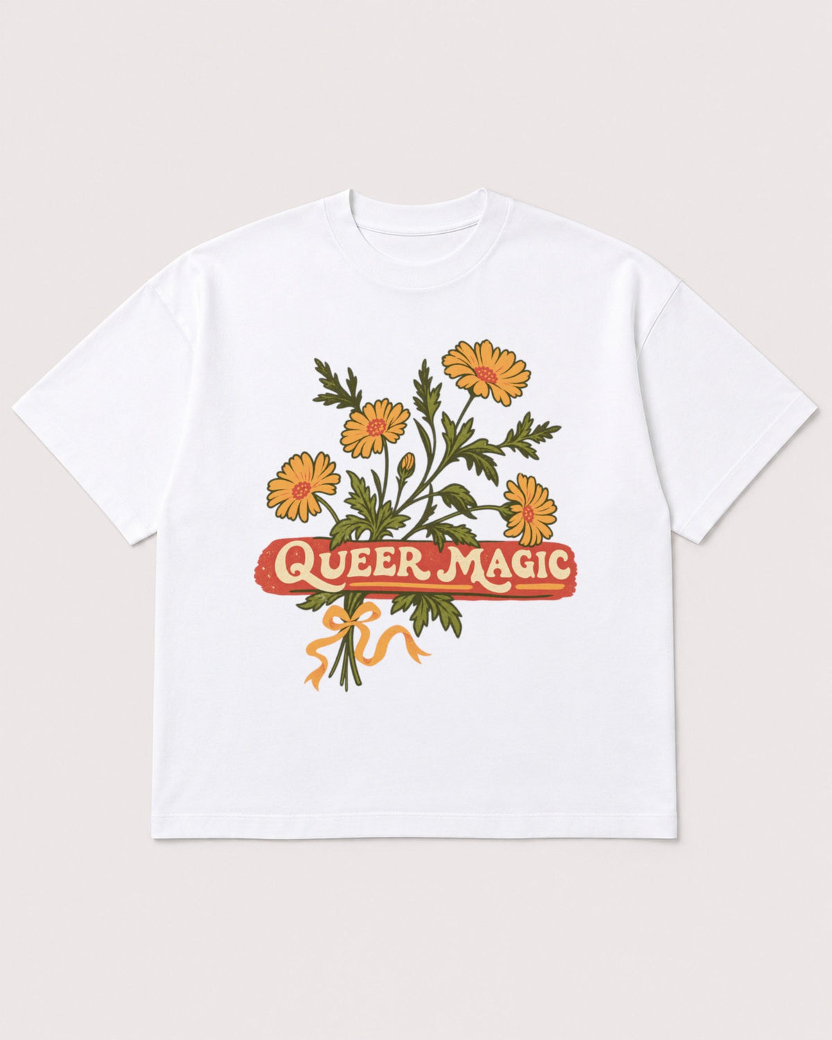 Mockup Boxy Heavyweight Tee White product