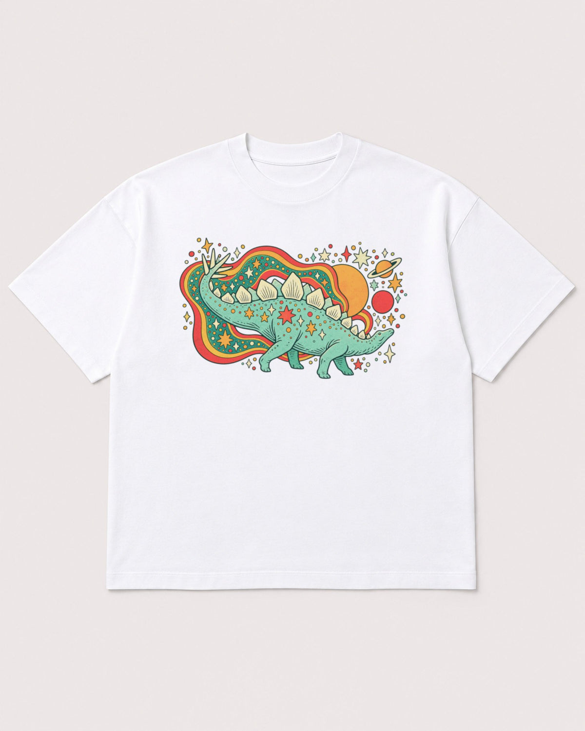 Mockup Boxy Heavyweight Tee White product
