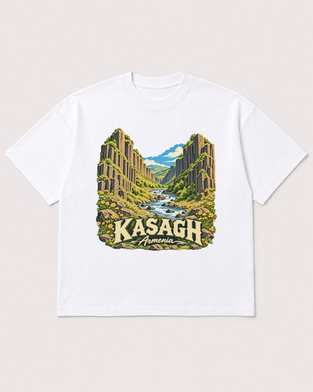 Mockup Boxy Heavyweight Tee White product