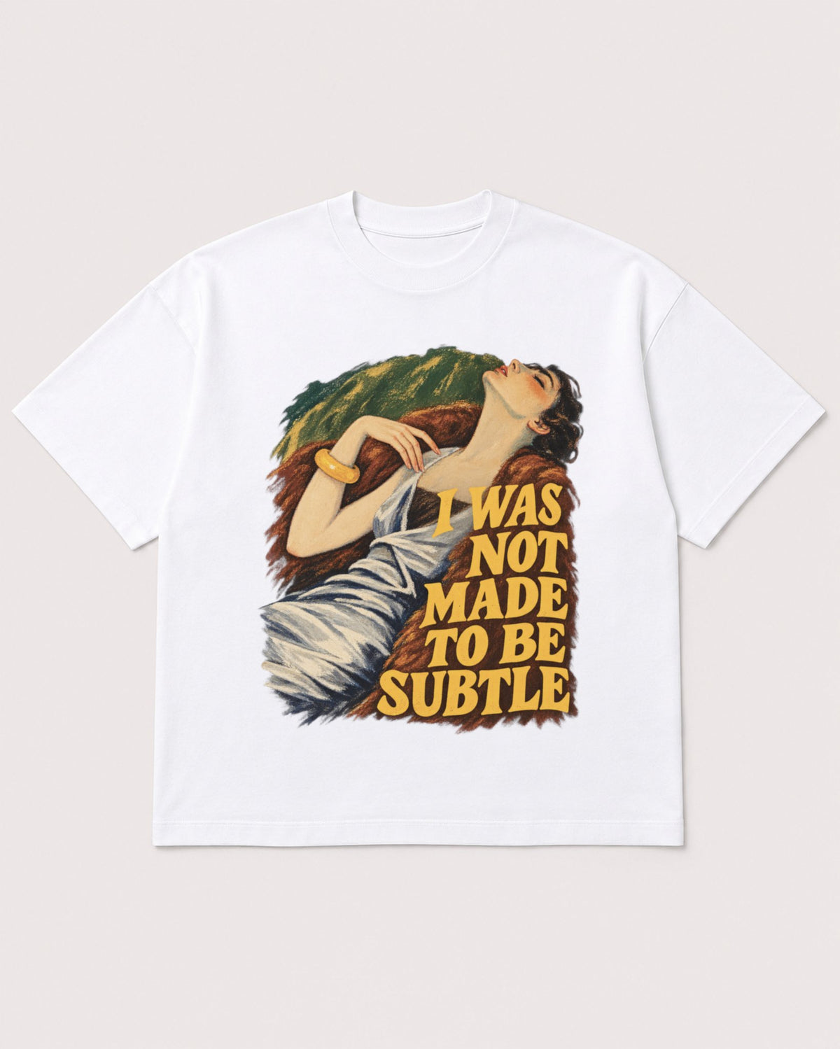 Mockup Boxy Heavyweight Tee White product