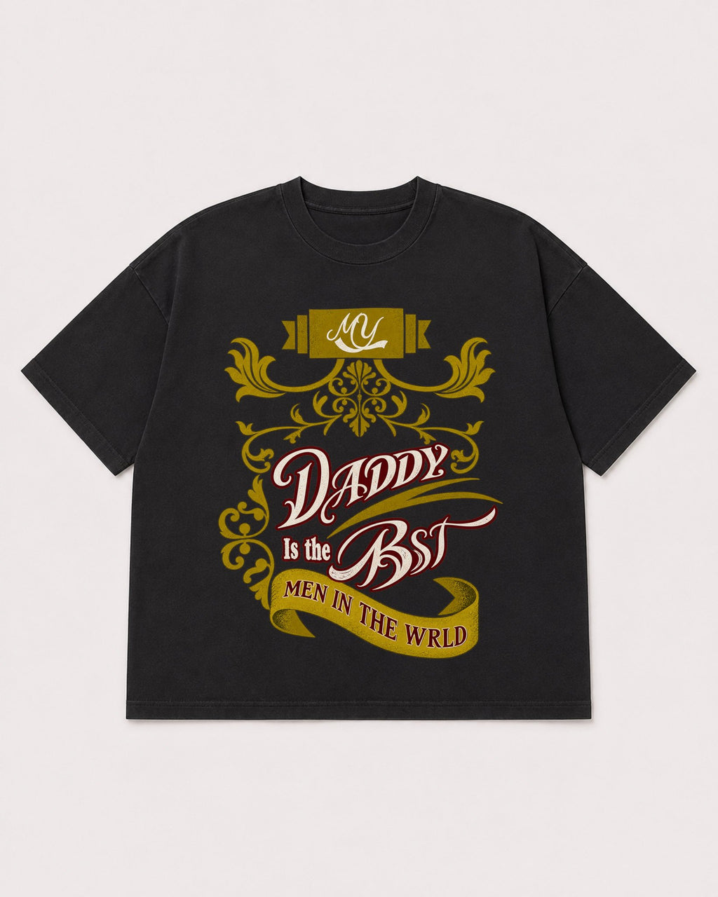 Mockup Boxy Heavyweight Tee Black product