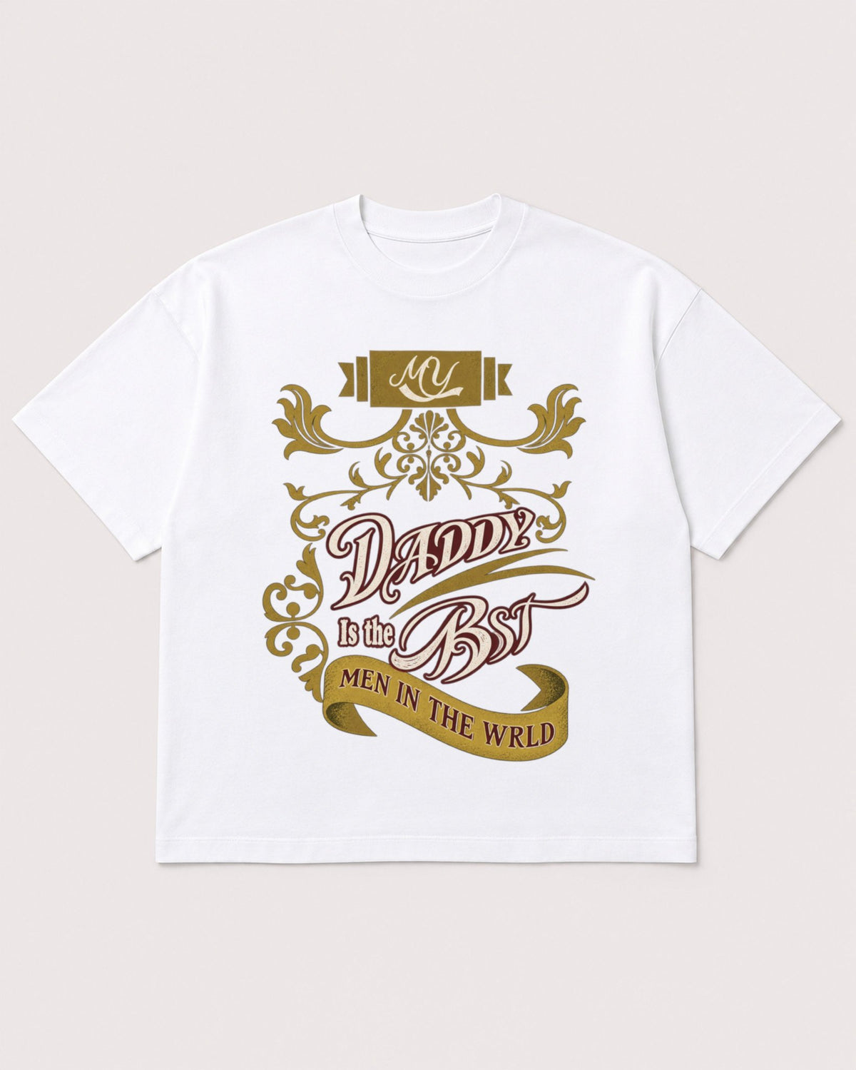 Mockup Boxy Heavyweight Tee White product