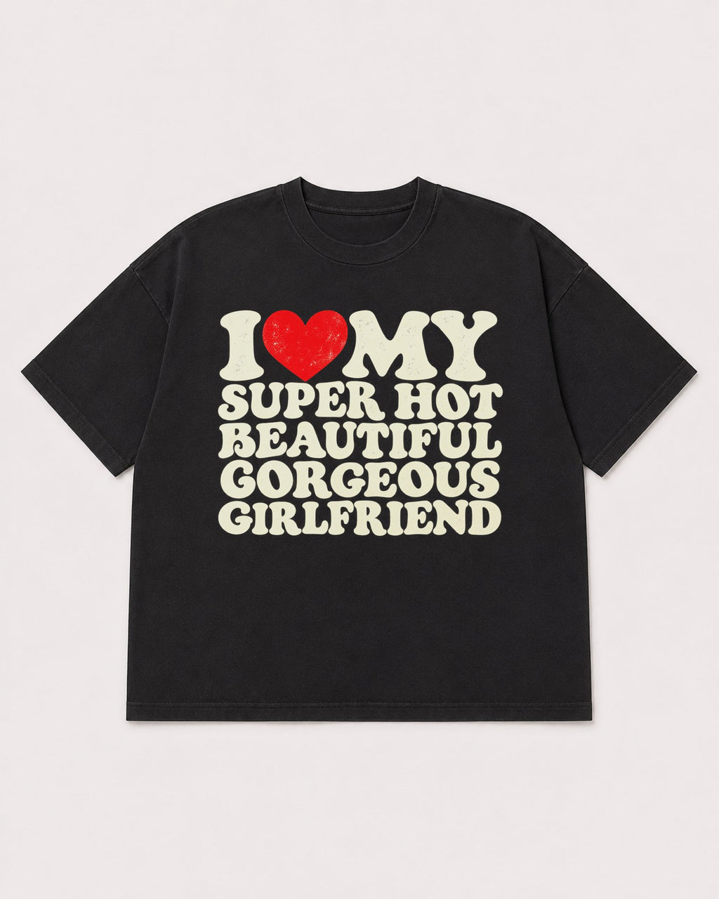 Mockup Boxy Heavyweight Tee Black product