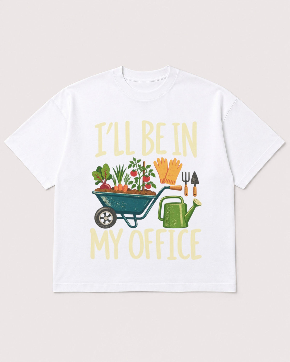 Mockup Boxy Heavyweight Tee White product
