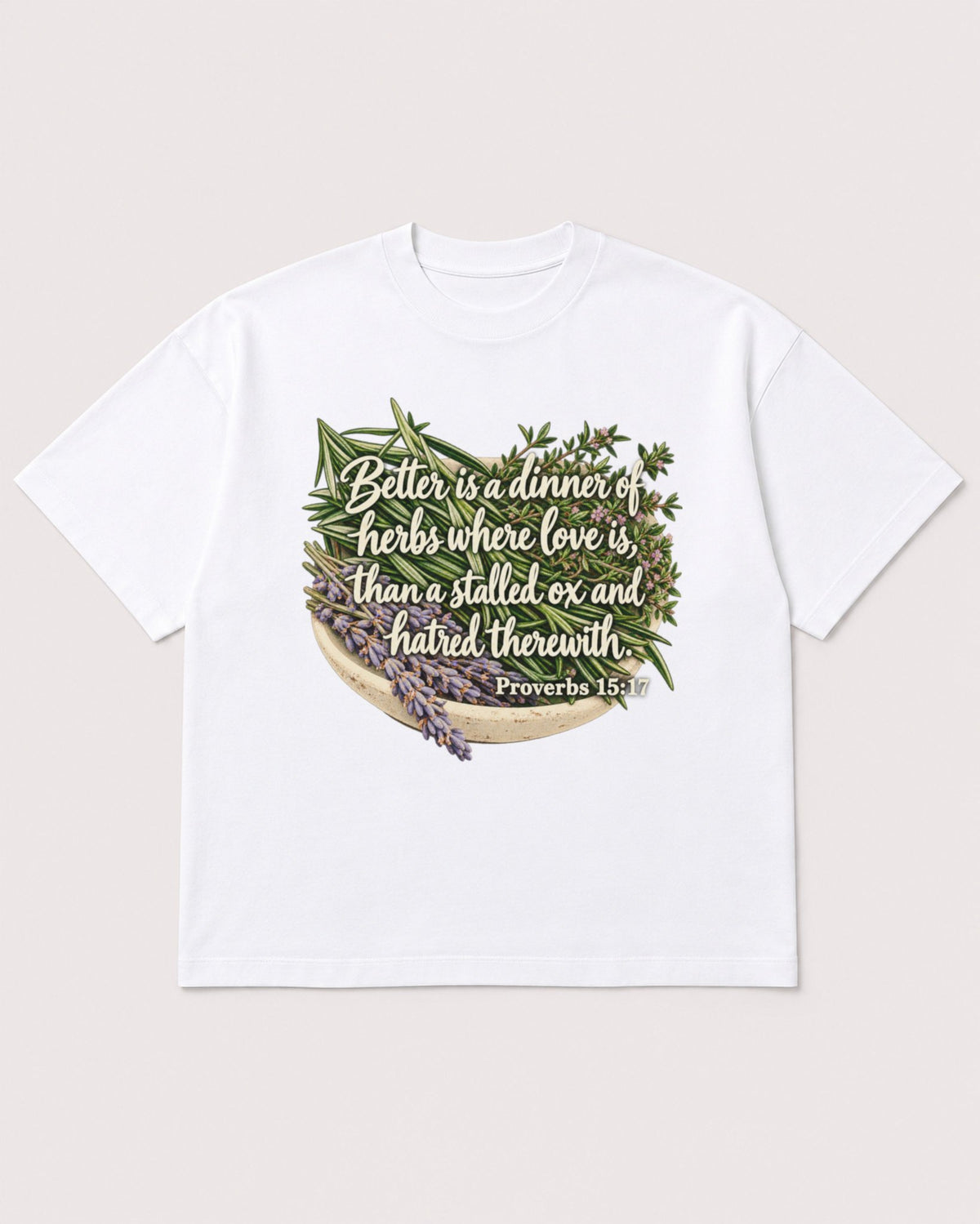 Mockup Boxy Heavyweight Tee White product