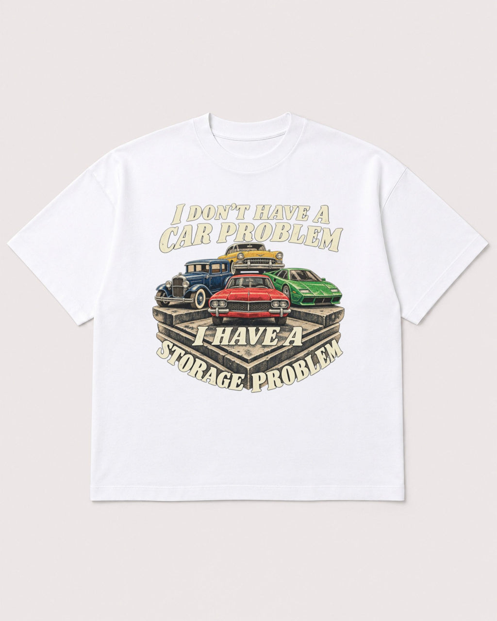 Mockup Boxy Heavyweight Tee White product