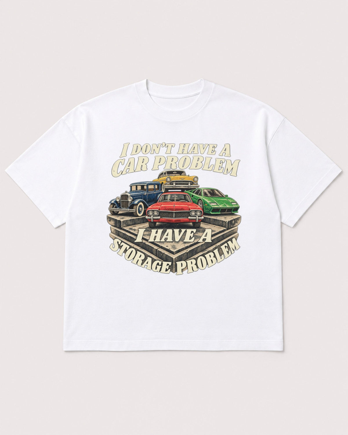 Mockup Boxy Heavyweight Tee White product